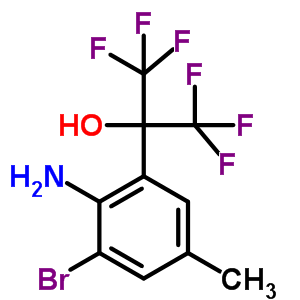 80360-40-3  2-(2-amino-3-bromo-5-methylphenyl)-1,1,1,3,3,3-hexafluoropropan-2-ol