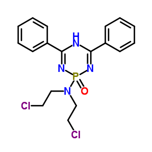 82181-60-0  N,N-bis(2-chloroethyl)-4,6-diphenyl-2,5-dihydro-1,3,5,2-triazaphosphinin-2-amine 2-oxide