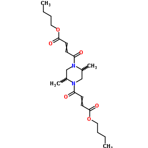 91480-78-3  dibutyl 4,4'-(2,5-dimethylpiperazine-1,4-diyl)bis(4-oxobut-2-enoate)