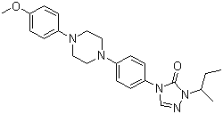 252964-68-4  2,4-Dihydro-4-[4-[4-(4-methoxyphenyl)-1-piperazinyl]phenyl]-2-(1-methylpropyl)-3H-1,2,4-triazol-3-one