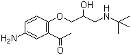 56980-94-0  5-Amino-2-(3-(tert-butylamino)-2-hydroxypropoxy)acetophenone