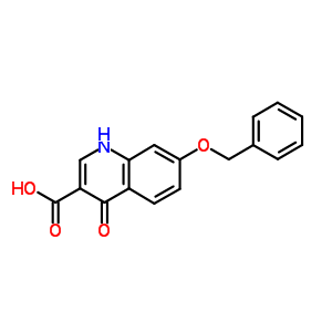 17825-22-8  7-(benzyloxy)-4-oxo-1,4-dihydroquinoline-3-carboxylic acid