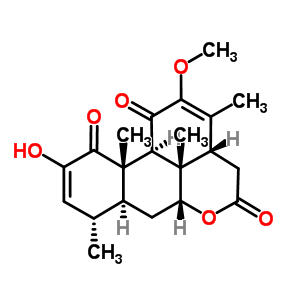 26121-57-3  2-hydroxy-12-methoxypicrasa-2,12-diene-1,11,16-trione