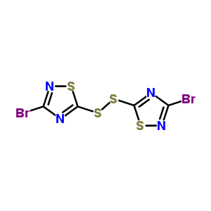 26542-78-9  5,5'-disulfanediylbis(3-bromo-1,2,4-thiadiazole)