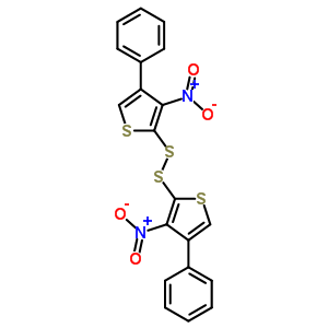 30129-93-2  2,2'-disulfanediylbis(3-nitro-4-phenylthiophene)