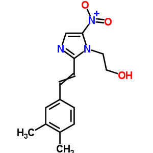30579-31-8  2-{2-[2-(3,4-dimethylphenyl)ethenyl]-5-nitro-1H-imidazol-1-yl}ethanol