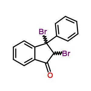 37528-66-8  2,3-dibromo-3-phenyl-2,3-dihydro-1H-inden-1-one