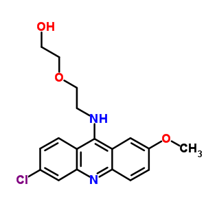 38919-49-2  2-{2-[(6-chloro-2-methoxyacridin-9-yl)amino]ethoxy}ethanol