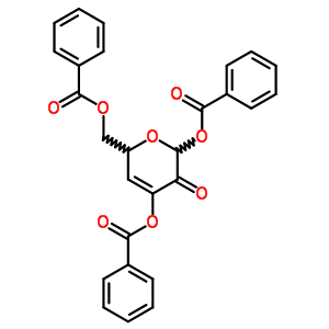 52080-38-3  6-[(benzoyloxy)methyl]-3-oxo-3,6-dihydro-2H-pyran-2,4-diyl dibenzoate