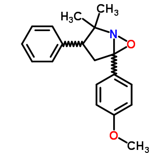54254-58-9  5-(4-methoxyphenyl)-2,2-dimethyl-3-phenyl-6-oxa-1-azabicyclo[3.1.0]hexane