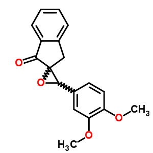54714-66-8  3'-(3,4-dimethoxyphenyl)spiro[indene-2,2'-oxiran]-1(3H)-one