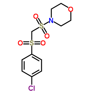 55116-76-2  4-({[(4-chlorophenyl)sulfonyl]methyl}sulfonyl)morpholine