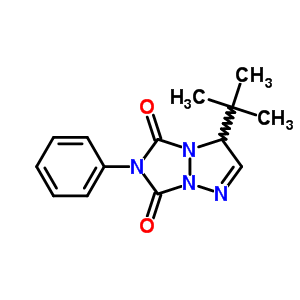 58249-38-0  3-tert-butyl-6-phenyl-3H,5H-[1,2,4]triazolo[1,2-a][1,2,3]triazole-5,7(6H)-dione