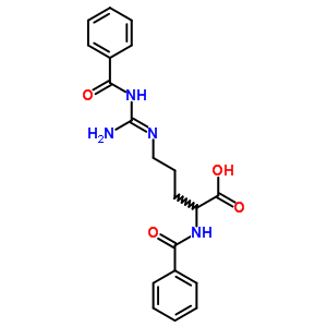 58682-75-0  (E)-N~5~-[amino(benzoylamino)methylidene]-N~2~-benzoylornithine