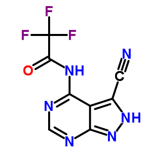 59032-30-3  N-(3-cyano-2H-pyrazolo[3,4-d]pyrimidin-4-yl)-2,2,2-trifluoroacetamide