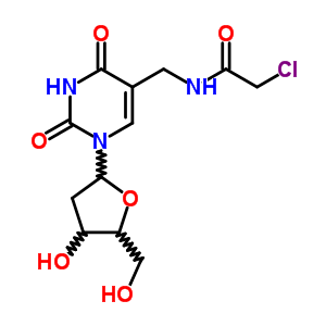 59090-51-6  5-{[(chloroacetyl)amino]methyl}-1-(2-deoxypentofuranosyl)pyrimidine-2,4(1H,3H)-dione