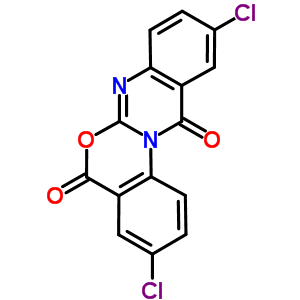 59187-49-4  3,10-dichloro-5H,12H-quinazolino[3,2-a][3,1]benzoxazine-5,12-dione