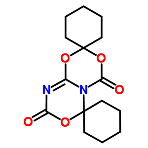 61466-66-8  8'H-dispiro[cyclohexane-1,2'-[1,3,5]oxadiazino[4,3-d][1,3,5]dioxazine-6',1''-cyclohexane]-4',8'-dione