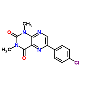 61999-39-1  6-(4-chlorophenyl)-1,3-dimethylpteridine-2,4(1H,3H)-dione