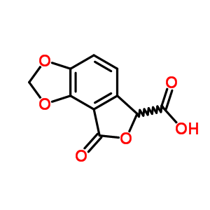64395-07-9  8-oxo-6,8-dihydrofuro[3,4-e][1,3]benzodioxole-6-carboxylic acid