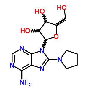 64854-85-9;65456-85-1  9-pentofuranosyl-8-(pyrrolidin-1-yl)-9H-purin-6-amine