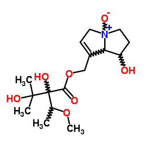 65582-53-8  (1-hydroxy-4-oxido-2,3,5,7a-tetrahydro-1H-pyrrolizin-7-yl)methyl 2,3-dihydroxy-2-(1-methoxyethyl)-3-methylbutanoate (non-preferred name)