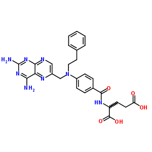 70539-62-7  Acide N-(4-{[(2,4-diaminoptéridine-6-yl)méthyl](2-phényléthyl)amino}benzoyl)glutamique 