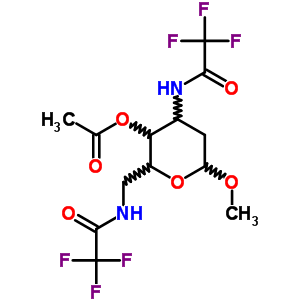 70580-64-2  methyl 4-O-acetyl-2,3,6-trideoxy-3,6-bis[(trifluoroacetyl)amino]hexopyranoside