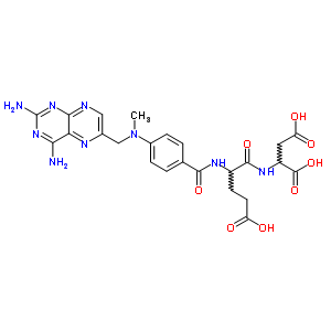 71074-48-1  Acido N-(4-{[(2,4-diaminopteridin-6-il)metil](metil)ammino}benzoil)-L-alfa-glutamil-D-aspartico