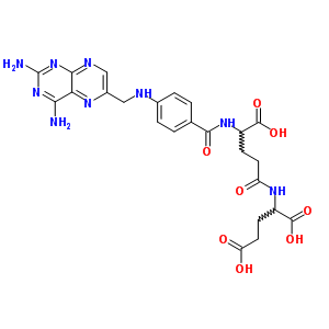 71707-02-3  N-(4-{[(2,4-diaminopteridin-6-yl)methyl]amino}benzoyl)-gamma-glutamylglutamic acid