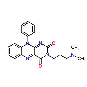 72900-23-3  3-[3-(dimethylamino)propyl]-10-phenylbenzo[g]pteridine-2,4(3H,10H)-dione