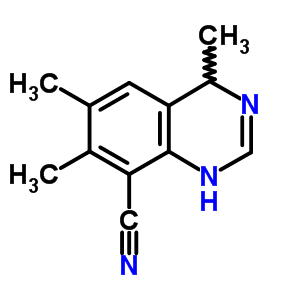 73318-20-4  4,6,7-trimethyl-1,4-dihydroquinazoline-8-carbonitrile