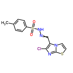 75224-77-0  N'-[(6-chloroimidazo[2,1-b][1,3]thiazol-5-yl)methylidene]-4-methylbenzenesulfonohydrazide