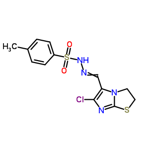 75224-85-0  N'-[(6-chloro-2,3-dihydroimidazo[2,1-b][1,3]thiazol-5-yl)methylidene]-4-methylbenzenesulfonohydrazide