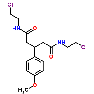 75436-71-4  N,N'-bis(2-chloroethyl)-3-(4-methoxyphenyl)pentanediamide
