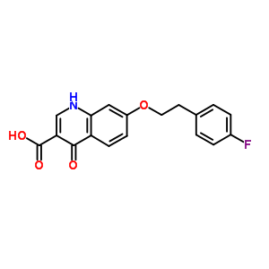 78105-12-1  7-[2-(4-fluorophenyl)ethoxy]-4-oxo-1,4-dihydroquinoline-3-carboxylic acid