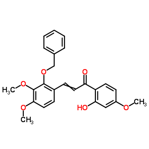 79566-28-2  3-[2-(benzyloxy)-3,4-dimethoxyphenyl]-1-(2-hydroxy-4-methoxyphenyl)prop-2-en-1-one