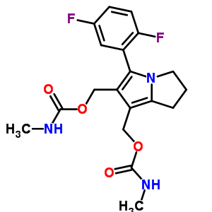 79787-24-9  [5-(2,5-difluorophenyl)-2,3-dihydro-1H-pyrrolizine-6,7-diyl]dimethanediyl bis(methylcarbamate)