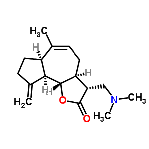 80162-13-6  (3R,3aS,6aR,9aR,9bS)-3-[(dimethylamino)methyl]-6-methyl-9-methylidene-3a,4,6a,7,8,9,9a,9b-octahydroazuleno[4,5-b]furan-2(3H)-one