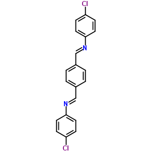 904-70-1  N,N'-[benzene-1,4-diyldi(E)methylylidene]bis(4-chloroaniline)