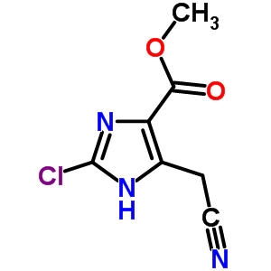 91846-75-2  methyl 2-chloro-5-(cyanomethyl)-1H-imidazole-4-carboxylate
