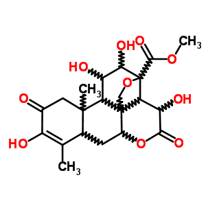 25514-28-7  methyl (11beta,12alpha,13beta,15beta)-3,11,12,15-tetrahydroxy-2,16-dioxo-13,20-epoxypicras-3-en-21-oate