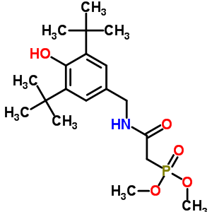 29492-38-4  dimethyl {2-[(3,5-di-tert-butyl-4-hydroxybenzyl)amino]-2-oxoethyl}phosphonate