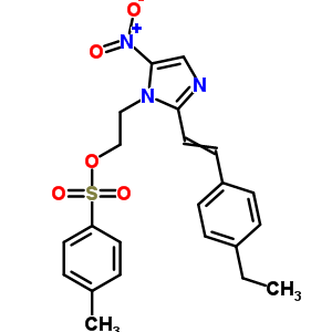 30579-37-4  2-{2-[2-(4-ethylphenyl)ethenyl]-5-nitro-1H-imidazol-1-yl}ethyl 4-methylbenzenesulfonate