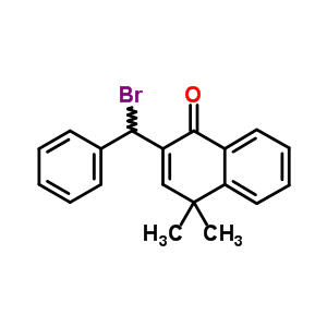 33224-47-4  2-[bromo(phenyl)methyl]-4,4-dimethylnaphthalen-1(4H)-one
