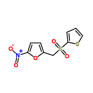 39272-75-8  2-nitro-5-[(thiophen-2-ylsulfonyl)methyl]furan