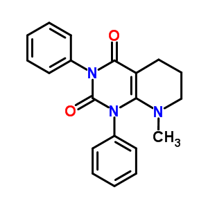 40750-27-4  8-methyl-1,3-diphenyl-5,6,7,8-tetrahydropyrido[2,3-d]pyrimidine-2,4(1H,3H)-dione