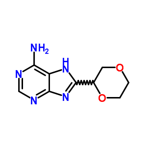 51015-51-1  8-(1,4-dioxan-2-yl)-7H-purin-6-amine