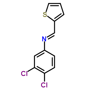 51305-67-0  3,4-dichloro-N-[(E)-thiophen-2-ylmethylidene]aniline