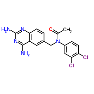 52128-26-4  N-[(2,4-diaminoquinazolin-6-yl)methyl]-N-(3,4-dichlorophenyl)acetamide